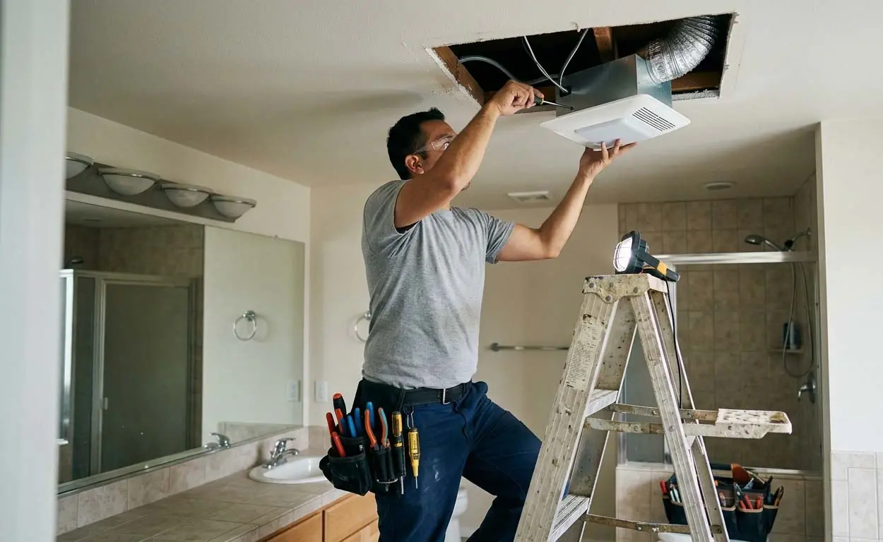 Bathroom Exhaust Fan Installation in Bishop Arts District, Dallas