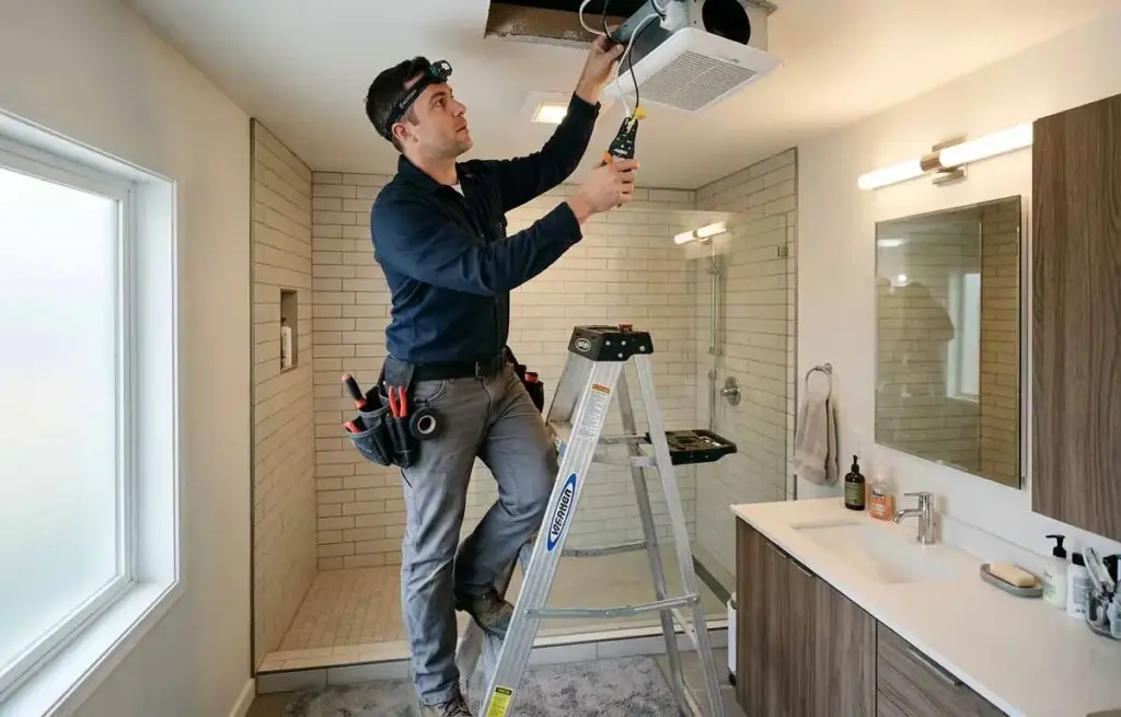 Bathroom Exhaust Fan Installation in Houston