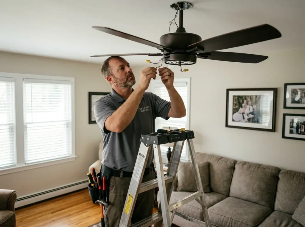 Ceiling Fan Installation in Houston