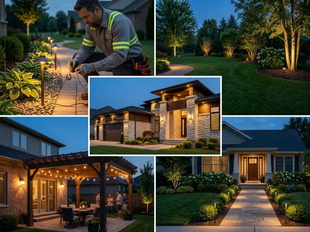 Outdoor Lighting Installation in Houston